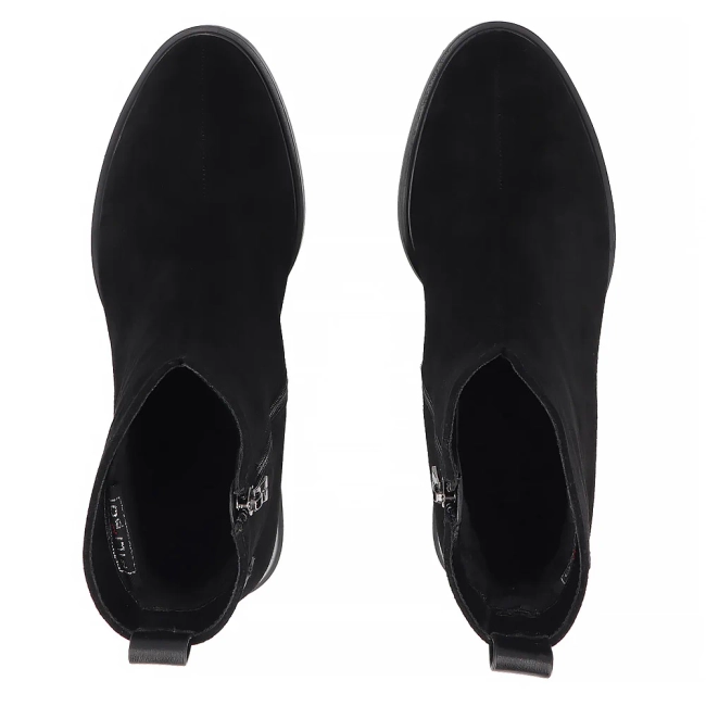 Leather heeled ankle boots Filippo DBT8182/26 BK black