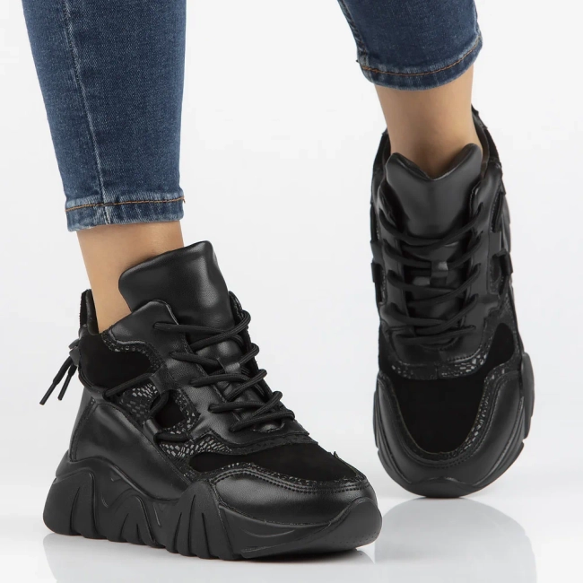 Leather ankle boots Filippo DBT6367/24 BK black