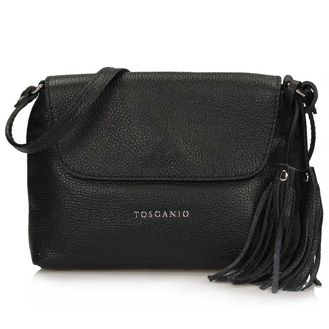 Leather handbag Toscanio G52 black