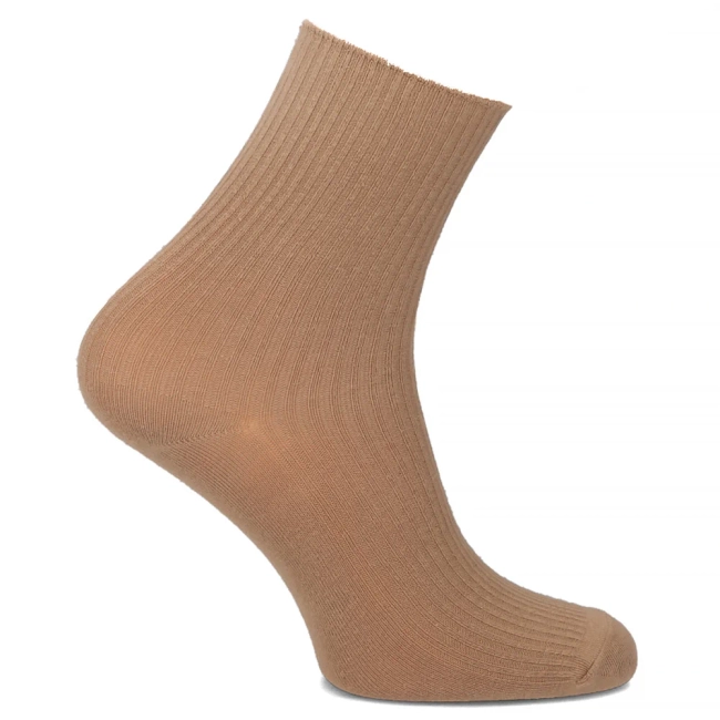 Women's Socks brown 6034 stripes