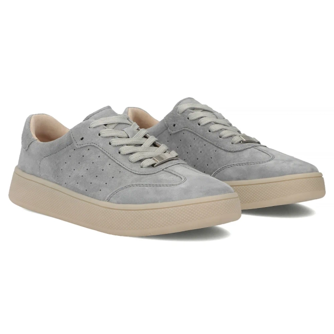 Leather sneakers Filippo DP7524/26 GR grey