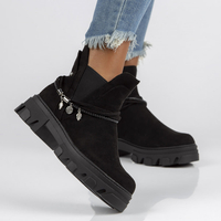 Botki Filippo DBT3674/22 BK czarne