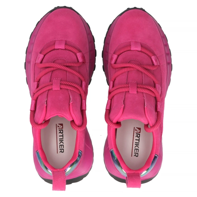 Leather shoes Artiker 54C1461 pink