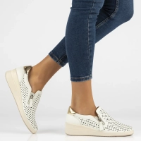 Leather shoes DP6210/24 BE beige