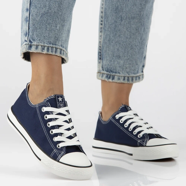 Trampki News 8SP30-4723 granatowe