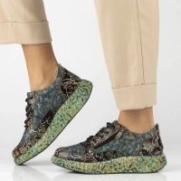 Skórzane sneakersy Laura Vita nikito 62 wielokolorowe