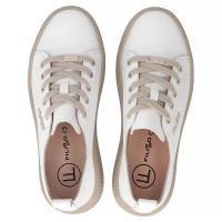 Leather sneakers Filippo DP6122/26 WH BE white