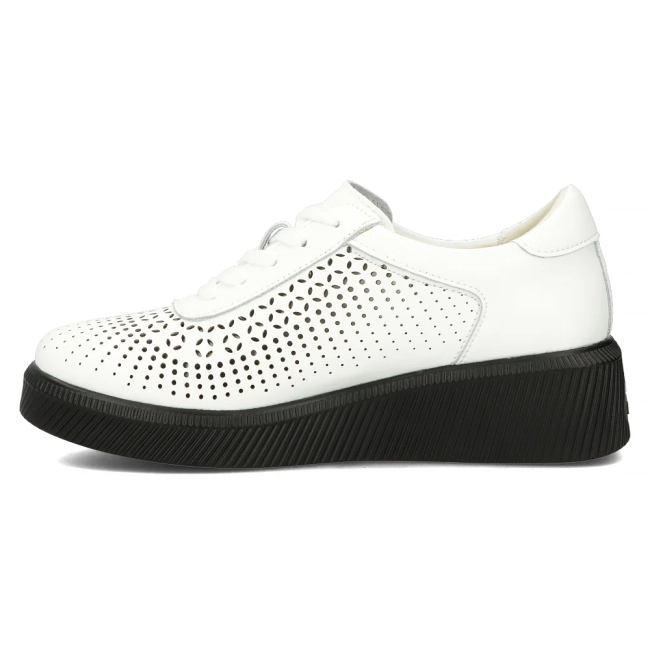 Leather shoes Filippo DP6213/24 WH white