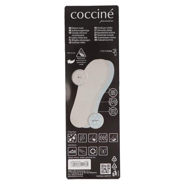 Coccine Insoles Refresh Extra 3 pairs