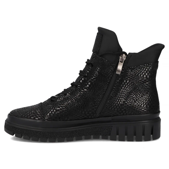 Leather ankle boots Filippo DBT7302/25 BK black