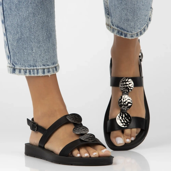 Sandały Filippo DS6885/25 BK czarne