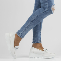 Leather shoes Filippo DP3632/22 WH white