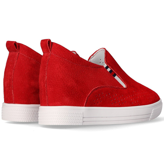 Leather shoes Filippo DP1356/21 RD red