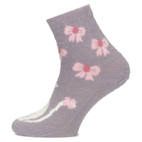 Skarpety damskie kotek fiolet