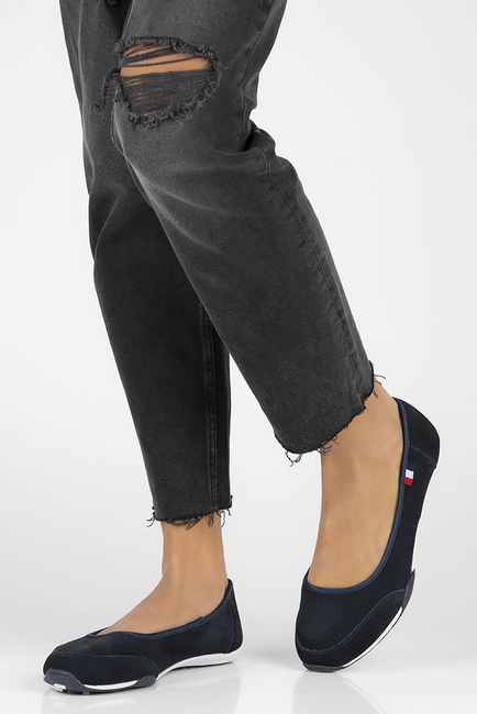 Leather shoes Filippo DP143/23 NV navy blue