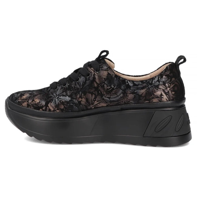 Leather sneakers Filippo DP8006/26 BK FL black