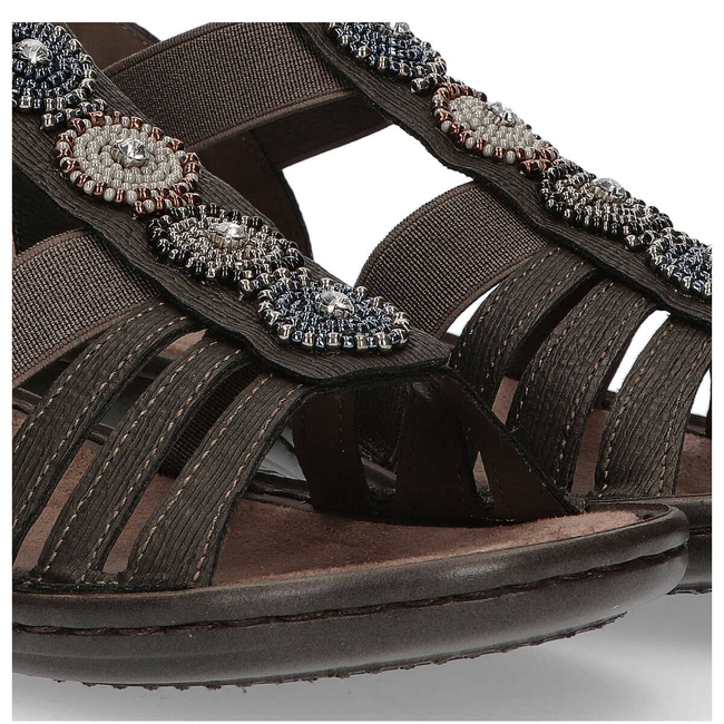 Sandals Rieker 608G9-45 Grey