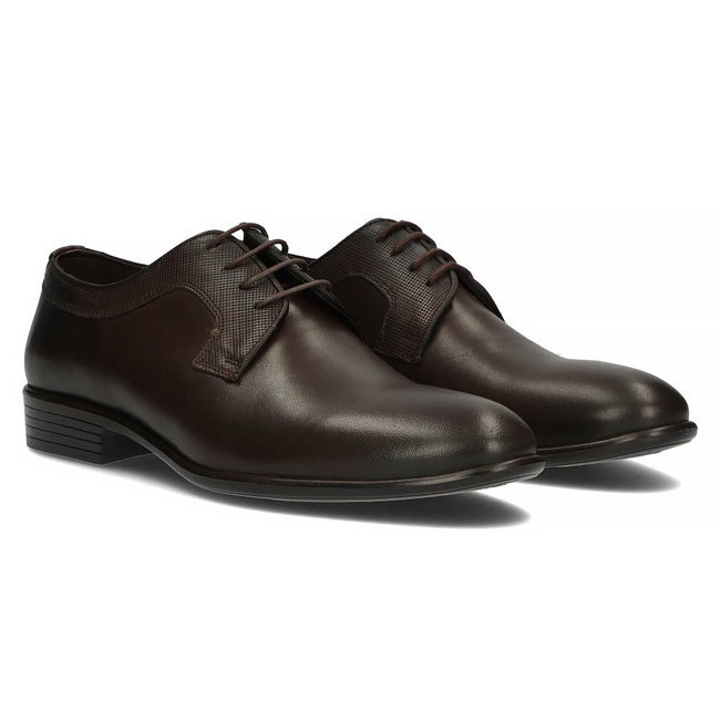 Leather shoes Filippo 1737 brown COFFE