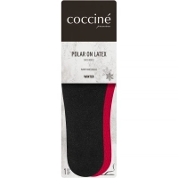 Coccine winter insole fleece on latex