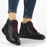 Skórzane botki Maciejka P7240-01/00-1 czarne