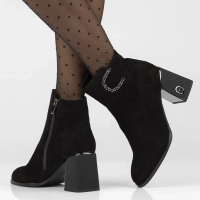 Leather ankle boots Filippo DBT6006/23 BK black