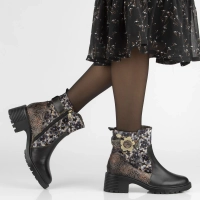 Leather ankle boots Laura Vita corineo 31 black