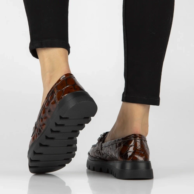 Leather shoes Filippo DP8004/26 BR brown