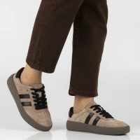 Skórzane sneakersy Filippo DP7958/26 BE beżowe