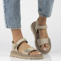 Leather sandals Filippo 40443 beige
