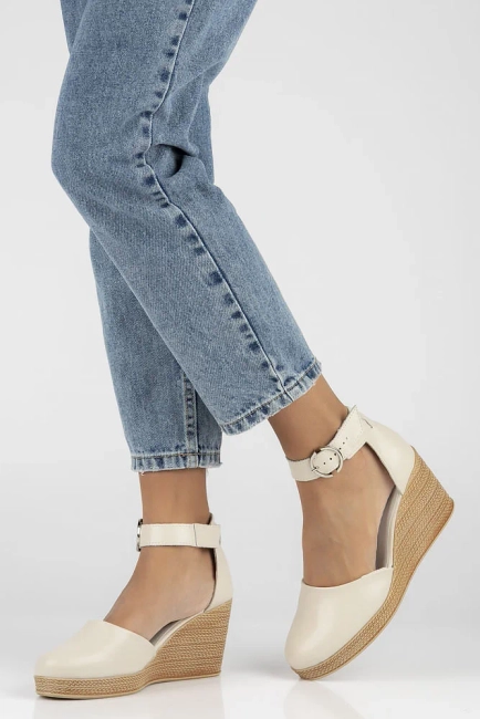 Leather shoes Filippo DP3519/24 BE beige