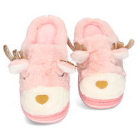 Slippers reindeer pink YL30