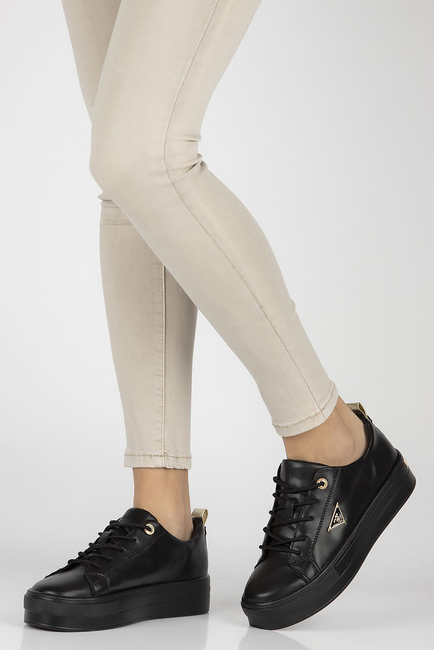 Leather shoes Filippo DP3533/23 BK black