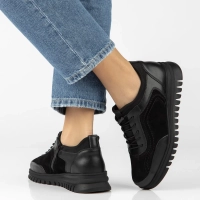 Leather shoes Filippo DP8104/26 BK black