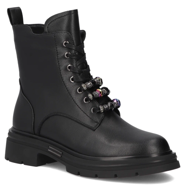 Leather ankle boots Filippo DBT7347/25 BK