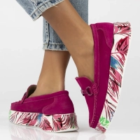 Leather shoes Filippo DP6703/25 FH pink