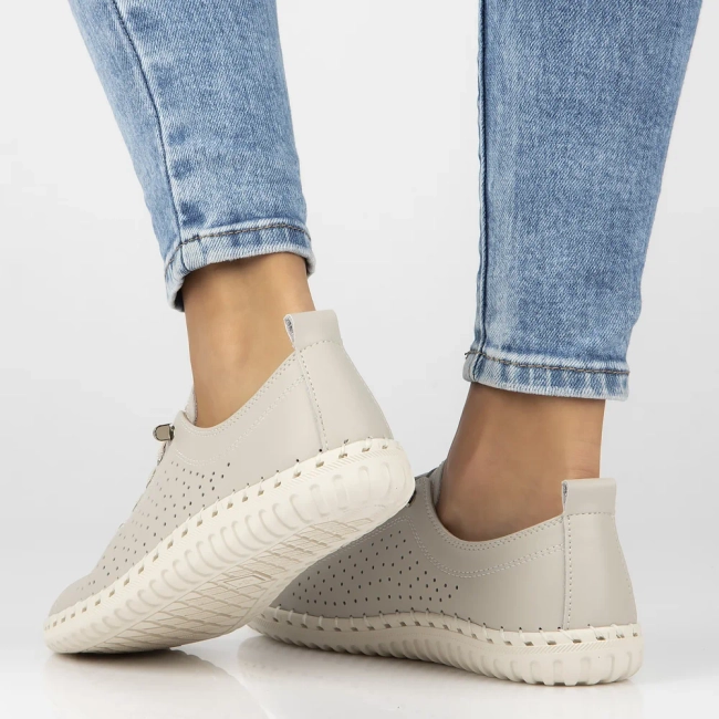 Leather shoes Filippo DP6735/25 BE beige