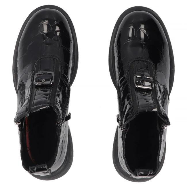 Leather ankle boots Filippo DBT7989/26 BK black