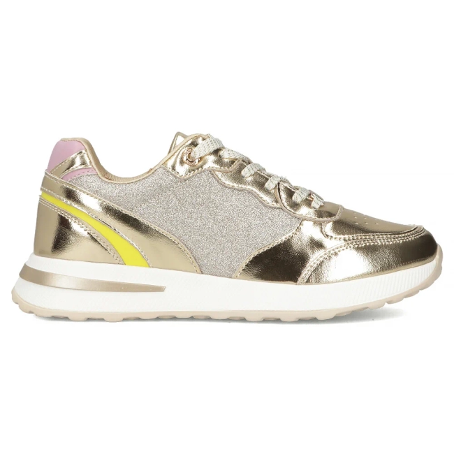 Leather sneakers Filippo DP6724/25 GO gold