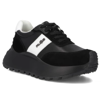 Skórzane sneakersy Filippo DP6785/25 BK BK czarne