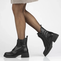 Leather ankle boots Filippo DBT6550/24 BK black