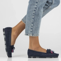 Leather loafers Filippo DP6136/25 NV navy