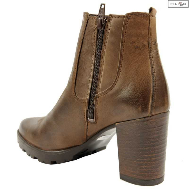 Ankle boots MARCO TOZZI 2/2-25462/25 cafe antic 8021334