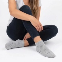 Skarpety damskie WJUB93336 ciemnoszare
