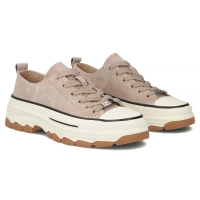 Leather sneakers Filippo DP7501/26 BE Beige
