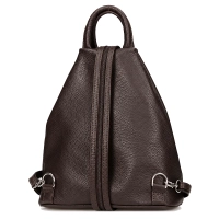 Brown leather backpack Toscanio F170