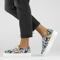 Leather shoes Filippo DP6115/24 MLT multicolor