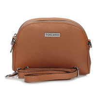 Handbag Toscanio Leather Messenger Bag A283 red