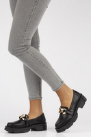 Leather shoes Filippo DP3221/22 BK black