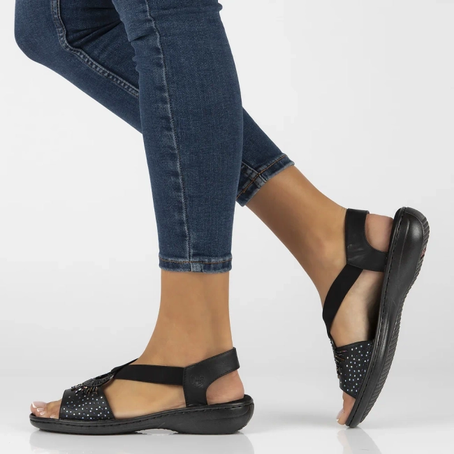 Sandals Rieker 60880-00 Black