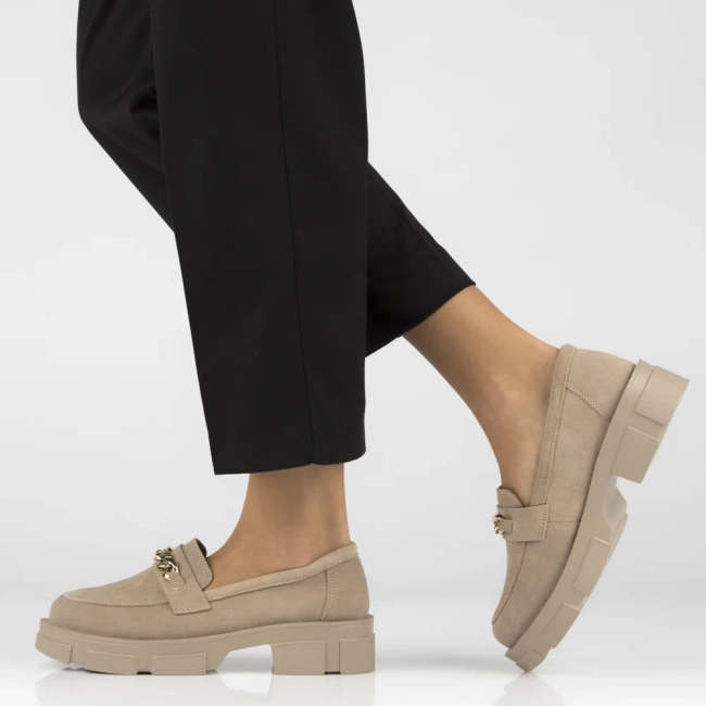 Leather shoes Filippo DP3221/23 BE beige